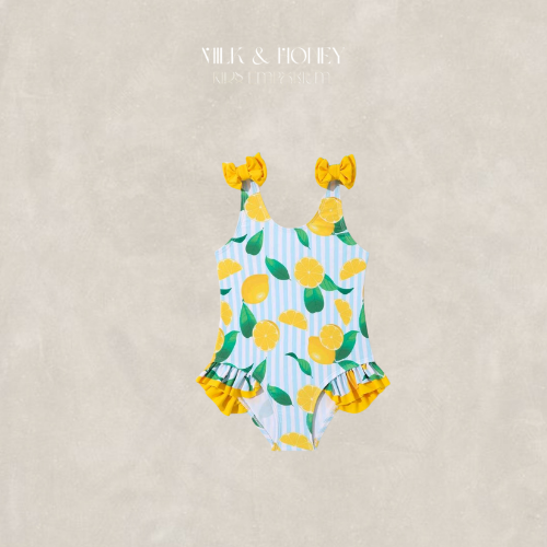 SunStripe Citrus Swimsuit